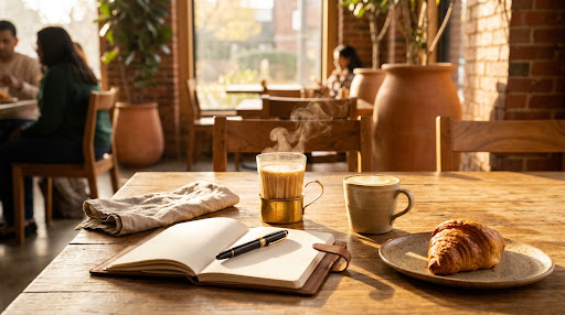 Morning ritual at Chai 2 Theory - best chai shop near me